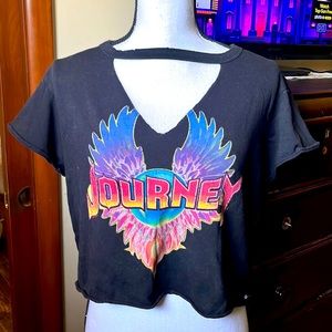 Distressed Journey Band T-Shirt - adult large